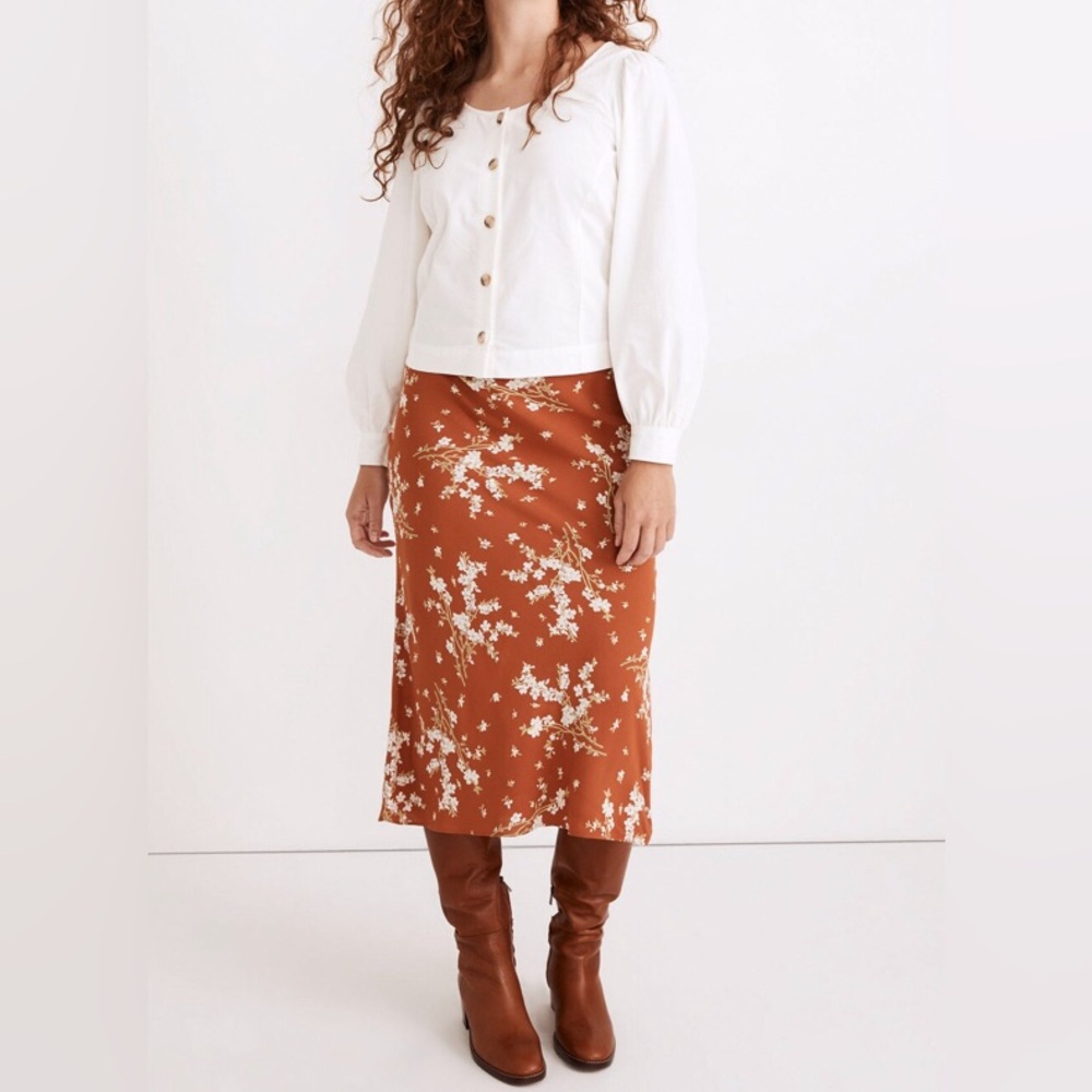 Madewell Midi Slip Skirt